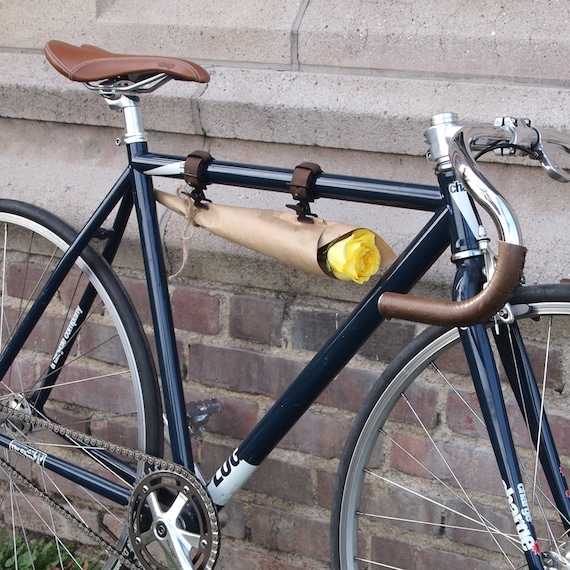 leather bike seat bag