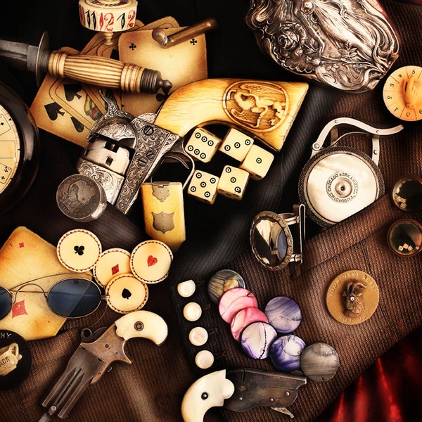 Antique Ivory Poker Chips Etsy