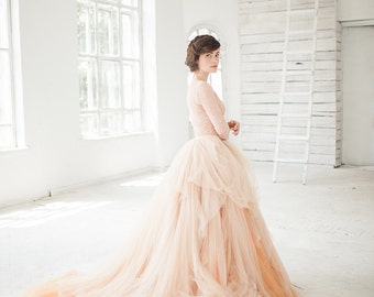 Tulle Wedding Dress Etsy
