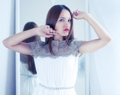 Sample sale//Simple wedding dress, only one size EU36, READY TO Ship!