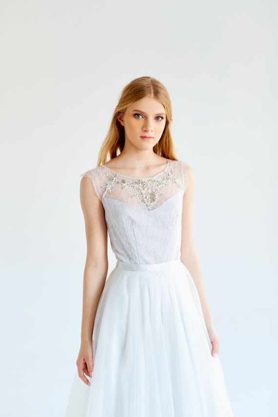 Sample Sale Ready To Ship Tulle Wedding Gown Gardenia Etsy