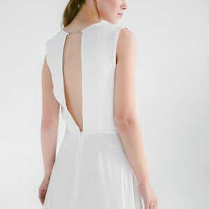 Open Back Wedding Dress// Camille/ Silk Bridal Gown With Hand - Etsy