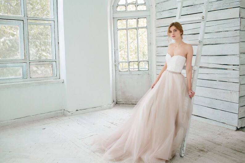 Lace Sweetheart Corset Wedding Dress
