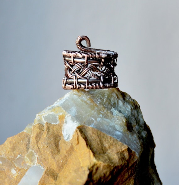 Dreadlocks Perles de cheveux Bijoux Viking Bague de cheveux Bague de barbe Bague de doigt bague en cuivre Etsy France