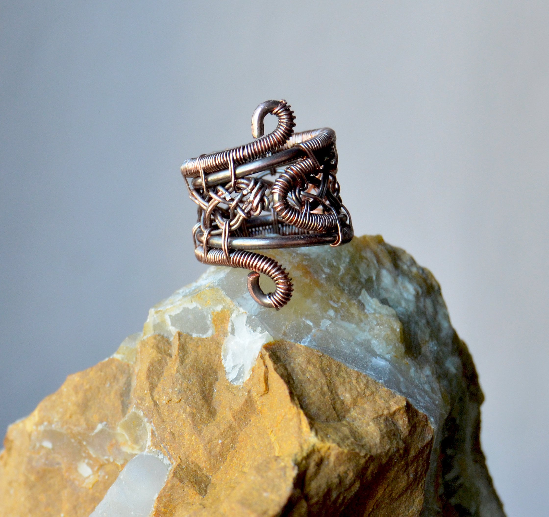 Dreadlocks Perles de cheveux Bijoux Viking Bague de cheveux Bague de barbe Bague de doigt bague en cuivre Etsy France