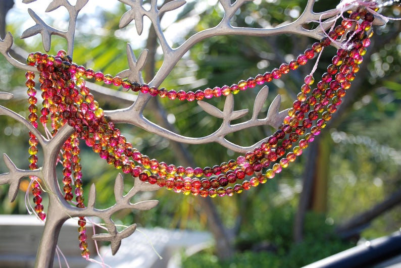 Made to order Jewelry Pink Watermelon Tourmaline choker necklace bracelet anklet Semi-precious Gemstone jewelry