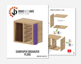 Planos de carpintaria de gabinete de lixamento - arquivo 3D GRATUITO! - Planos PDF fáceis de seguir