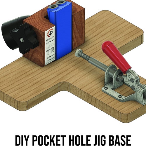 DIY Pocket Hole Jig Custom Kreg Jig Base for Kreg R3 Step Etsy