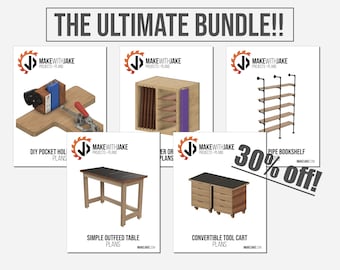 Pacote de Planos de Marcenaria Definitivos / Planos em PDF Fáceis de Seguir
