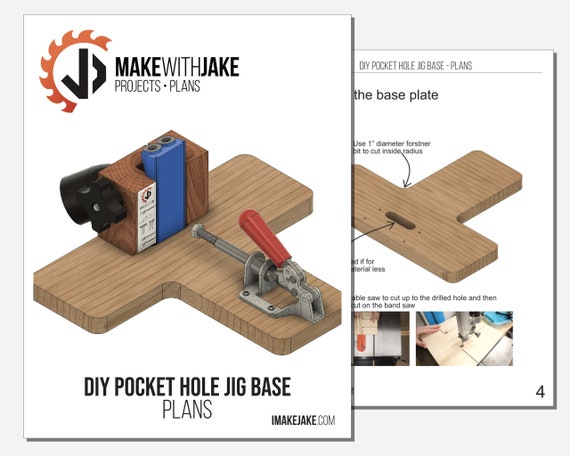 DIY Pocket Hole Jig Custom Kreg Jig Base for Kreg R3 Step by Step  Woodworking PDF Plans 