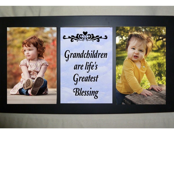 Grandchildren Picture Frame, Grandchildren saying, Distant Grandparent Gift,  Grandmother Gift, Grandchild Saying, Grandchild Frame