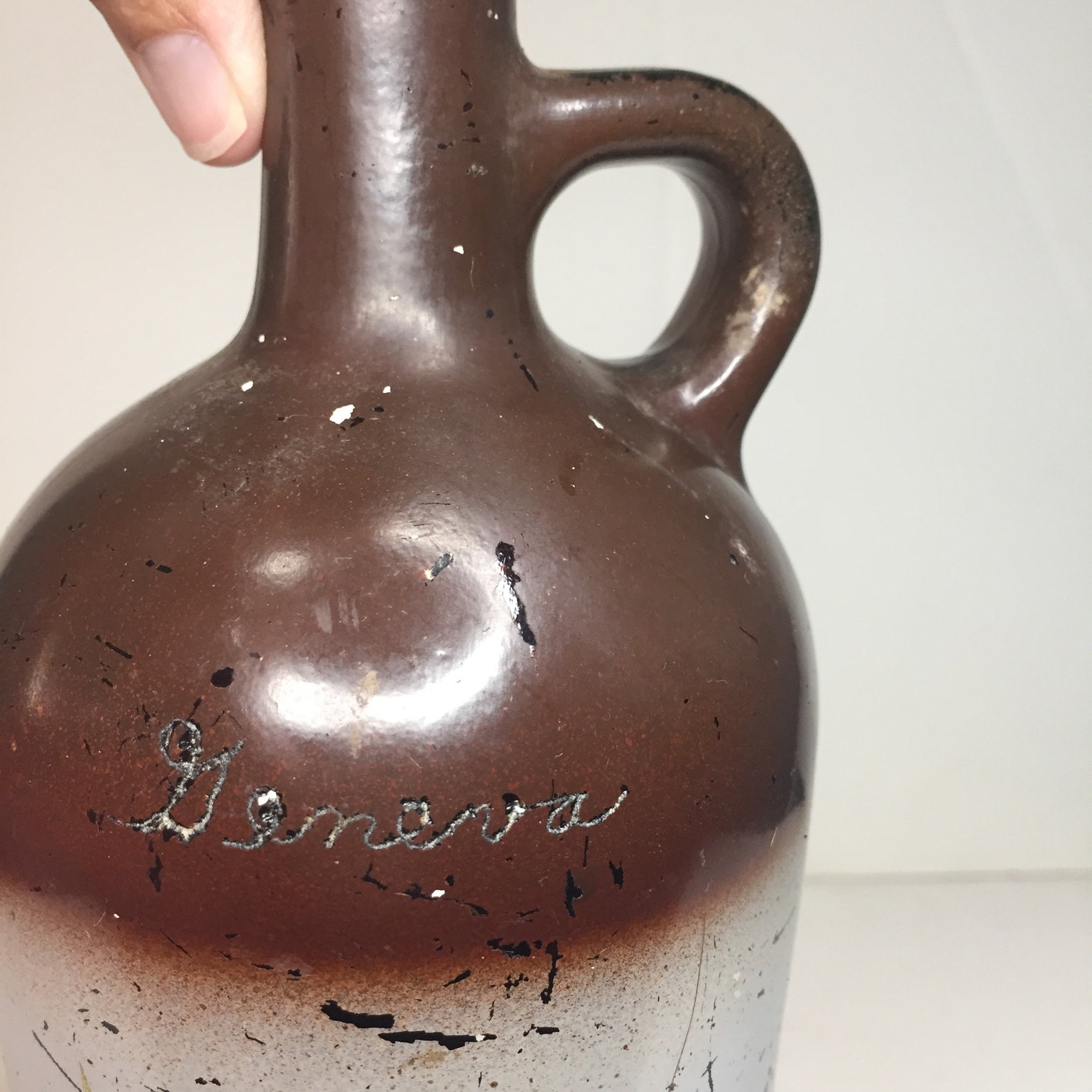 Antique/Vintage Old Ozarks Molasses Syrup Jug Glass Etsy