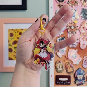 Hazbin hotel acrylic keychain - Etsy 日本