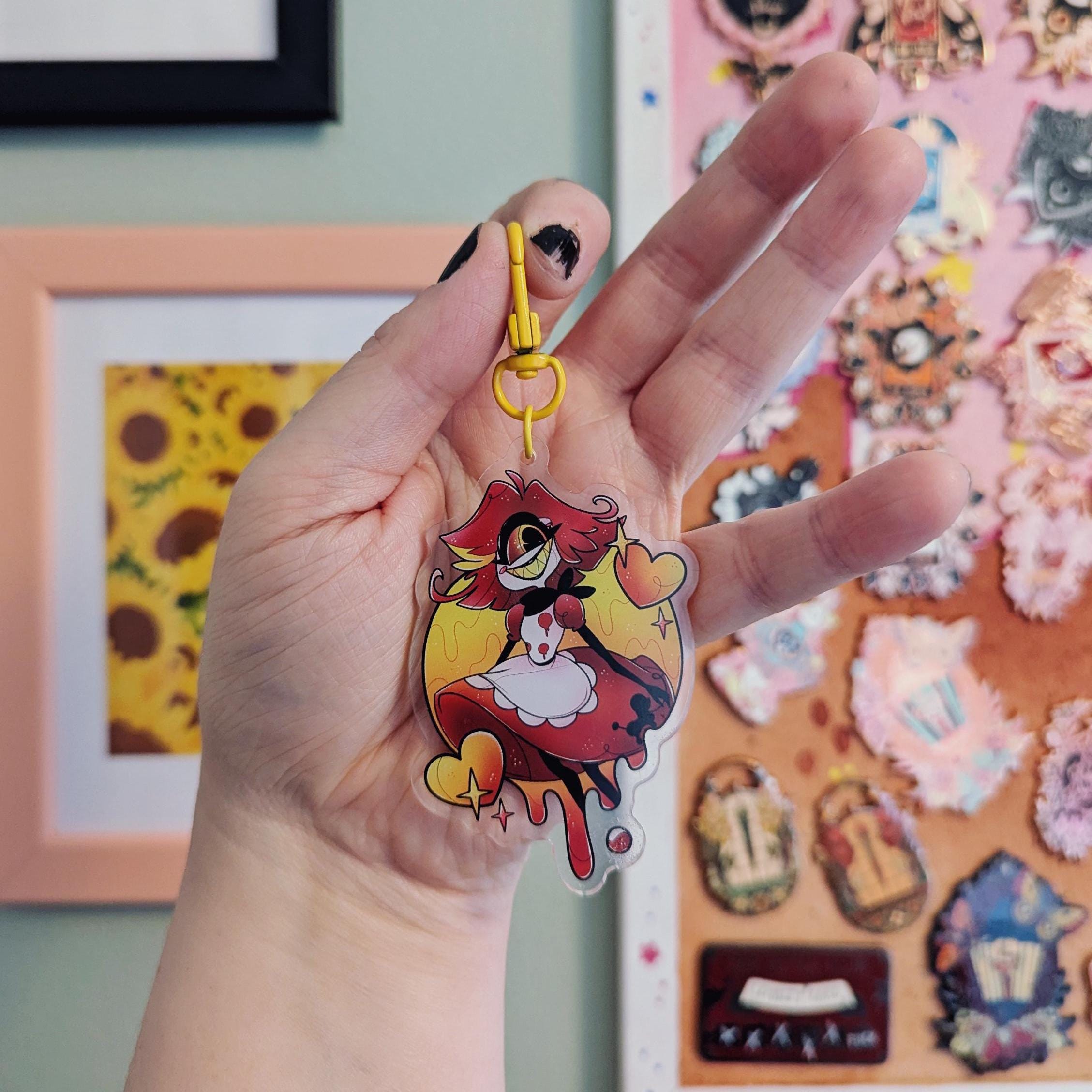 Hazbin hotel acrylic keychain - Etsy 日本