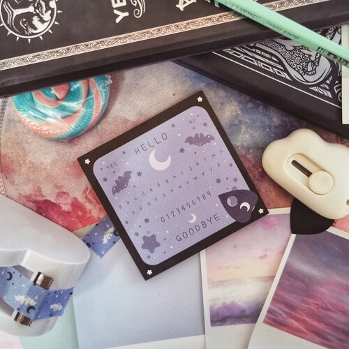 Pastel Goth Baby Bat Sticky Note Pad - Etsy