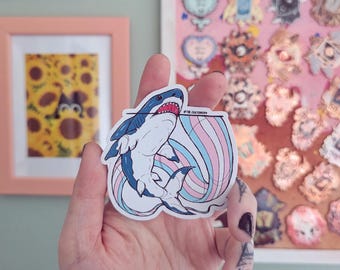 Trans Bites Back Vinyl Sticker
