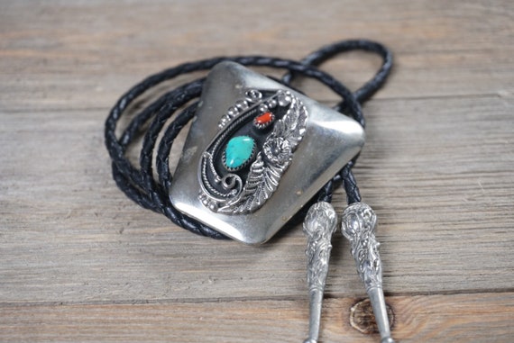 Vintage Southwestern BOLO Tie | Sterling Bolo | St