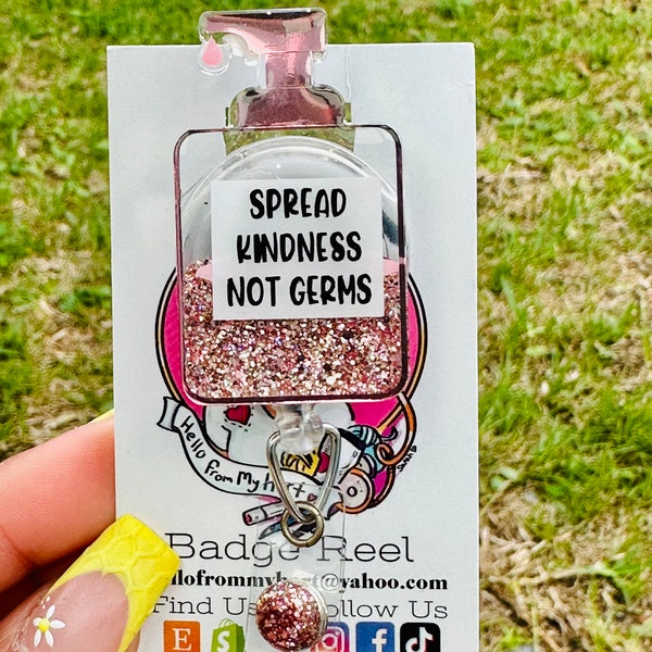 Er Nurse Badge Reel Etsy