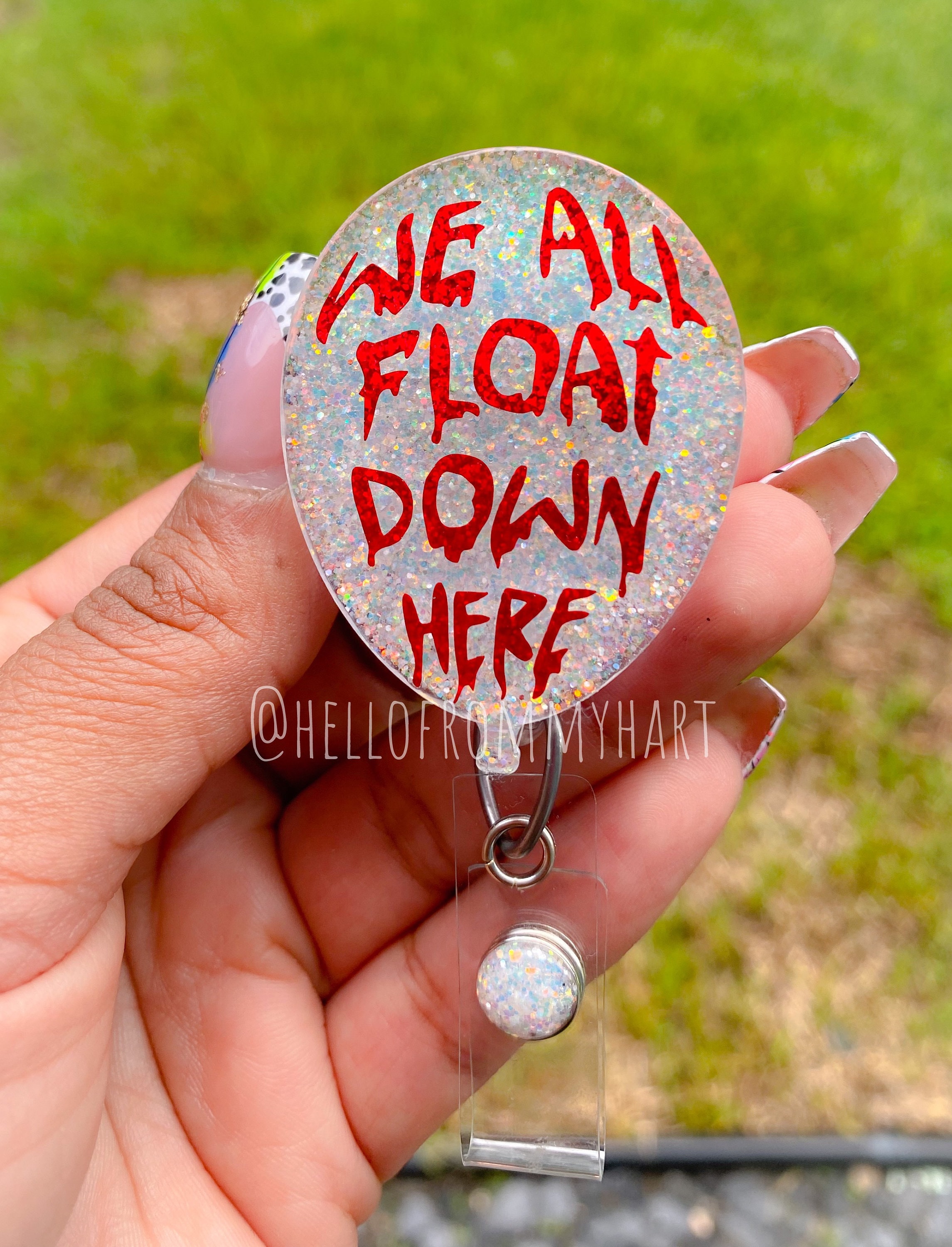 We All Float Badge 