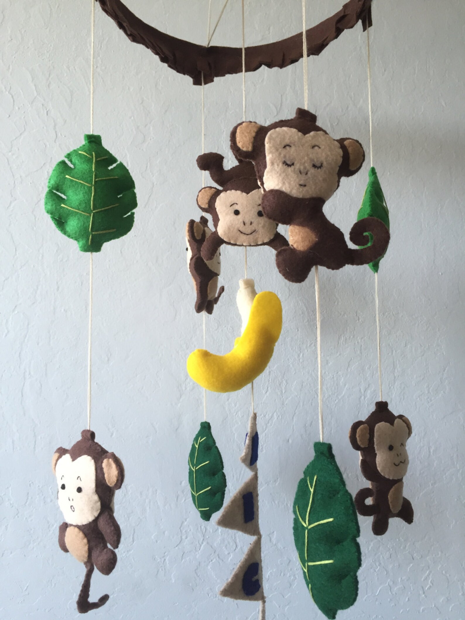 Happy Monkeys Baby Mobile Etsy