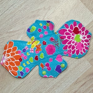 11” All In One Moderate Day Menstrual Pad, Cloth Pad, Reusable Feminine Hygiene, Female Prepper, Eco-period, Incontinence Pad