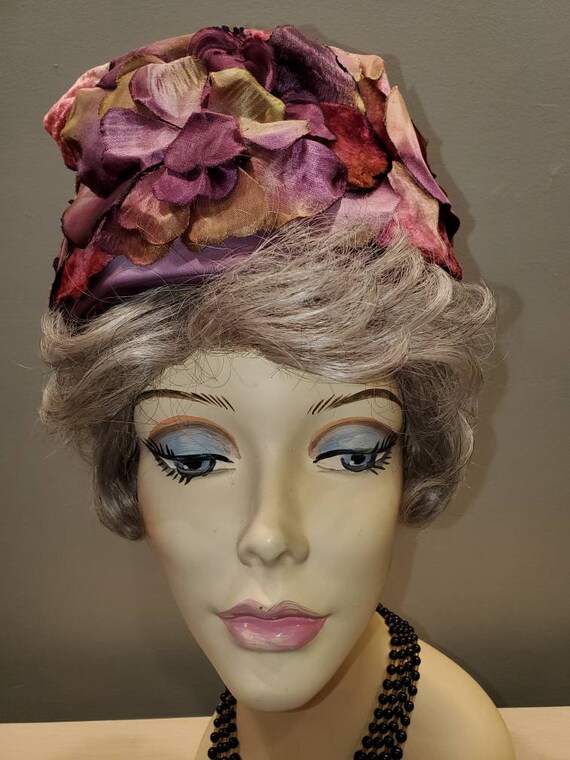 Designer Elsa Schiaparelli Mid Century Plum and Ma