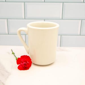 Vintage Diner Coffee Mug | Classic Restaurant Ware | Thick Ceramic Mug | Gift for Dad | Retro Kitchen