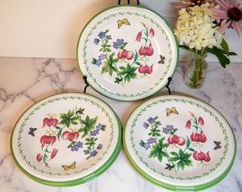 スタジオノバ ガーデンブルーム ディナープレート 4枚セット Studio Nova Stoneware Garden Bloom Pattern Dinner Plate - Etsy