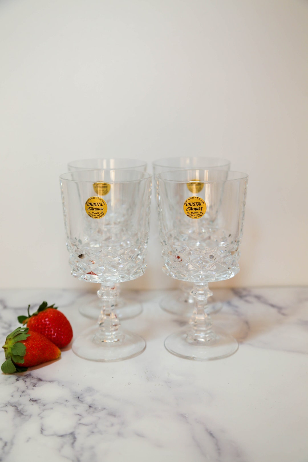 Cristal D'arque Durand Versailles Wine Glasses Crystal Wine Glass Fine