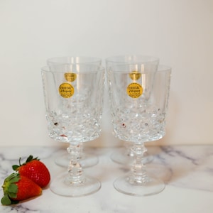 Cristal D&#39;Arque Durand Versailles Wine Glasses | Crystal Wine Glass | Fine crystal | French Crystal | Vintage Crystal | Vintage Wine Glasses
