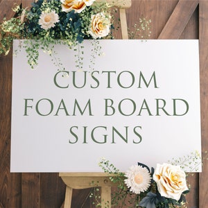 Wedding Welcome Sign 20x30 custom personalized frames on foamcore — Modern  Memory Design Picture frames