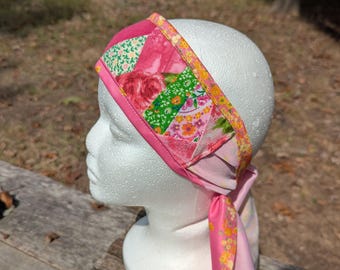 Funky Scrap Fabric Patchwork Headband