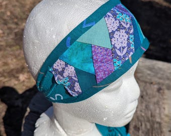 Funky Scrap Fabric Patchwork Headband