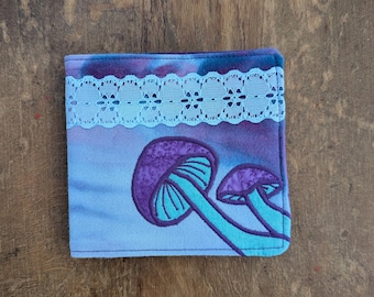 Funky Handmade Patchwork Mushroom Wallet