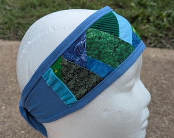 Funky Scrap Fabric Patchwork Headband