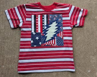 Size 4T Upcycled Grateful Dead T-Shirt
