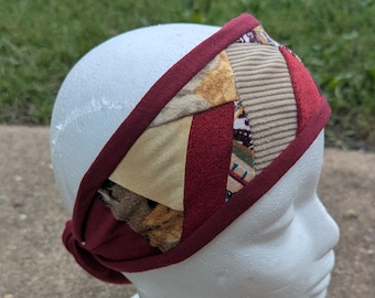 Funky Scrap Fabric Patchwork Headband