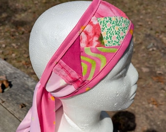 Funky Scrap Fabric Patchwork Headband