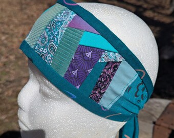 Funky Scrap Fabric Patchwork Headband