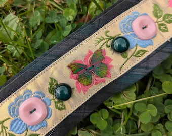 Butterfly Button Cuff Adjustable Bracelet