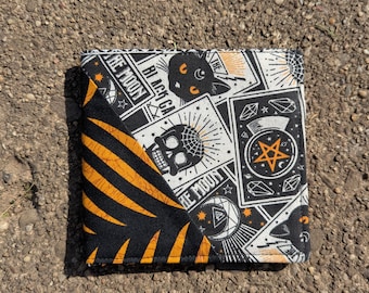Spooky Handmade Patchwork Wallet
