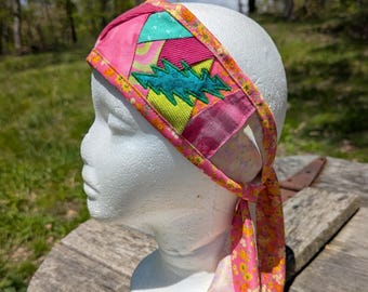 Grateful Scrap Fabric Patchwork Headband