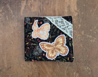 Funky Handmade Patchwork Butterfly Wallet