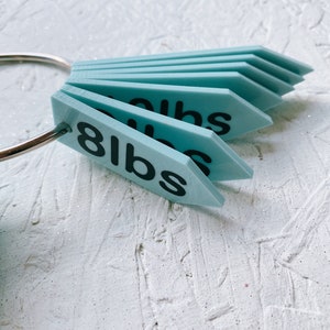 Weight Loss Charms, Weight Loss Journey Markers on a Keyring, Slimming Club, Weight Loss, Gift for Slimmers, Unisex Slimming, Gift, FUN!!