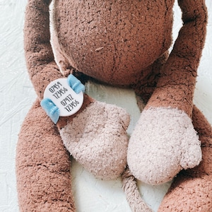 Childs Toy Safety Bracelet, Lost Toy Phone Number, In Case of Emergency, ICE Bracelet, I&#39;m Lost Bracelet, Phone Number, Favourite Toy Lost!!