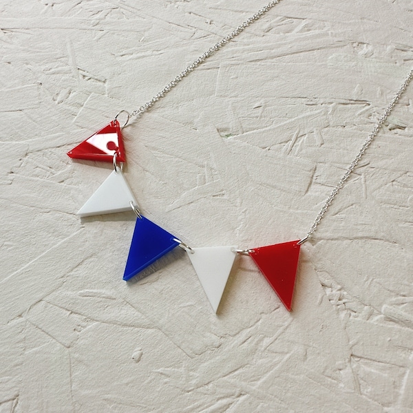 Bunting Necklace Etsy
