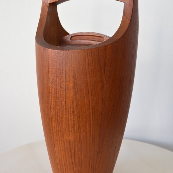 Staved Teak Ice Bucket by Jens Quistgaard for Dansk