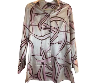 BCBG MAXAZRIA retro button down