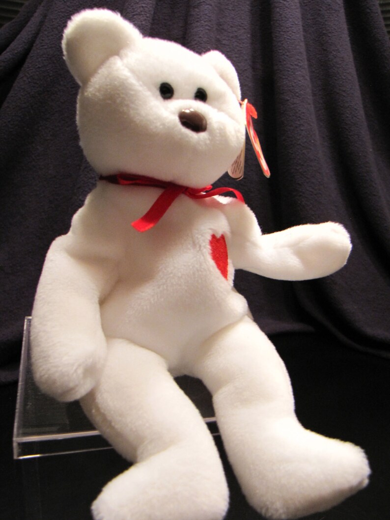 Sale RARE Ty Valentino Beanie Baby PVC Swing Tag With ERRORS, No Number