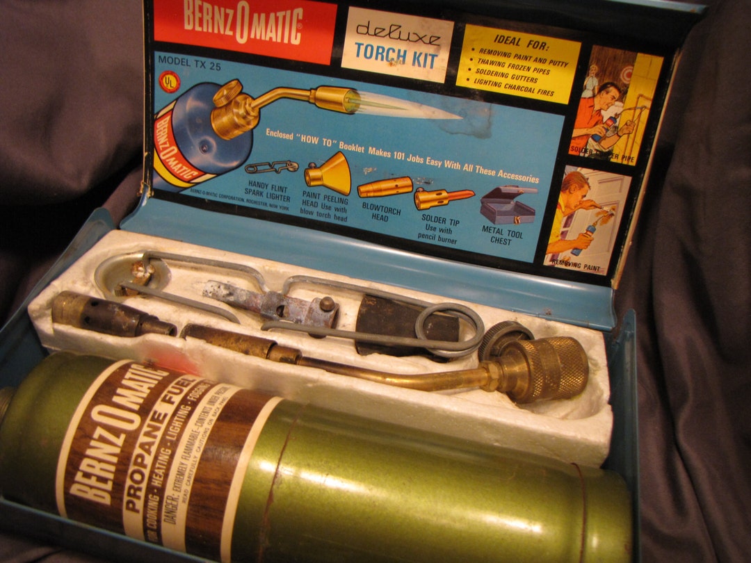 Vintage Bernz O Matic Deluxe Torch Kit With Toolbox - Etsy